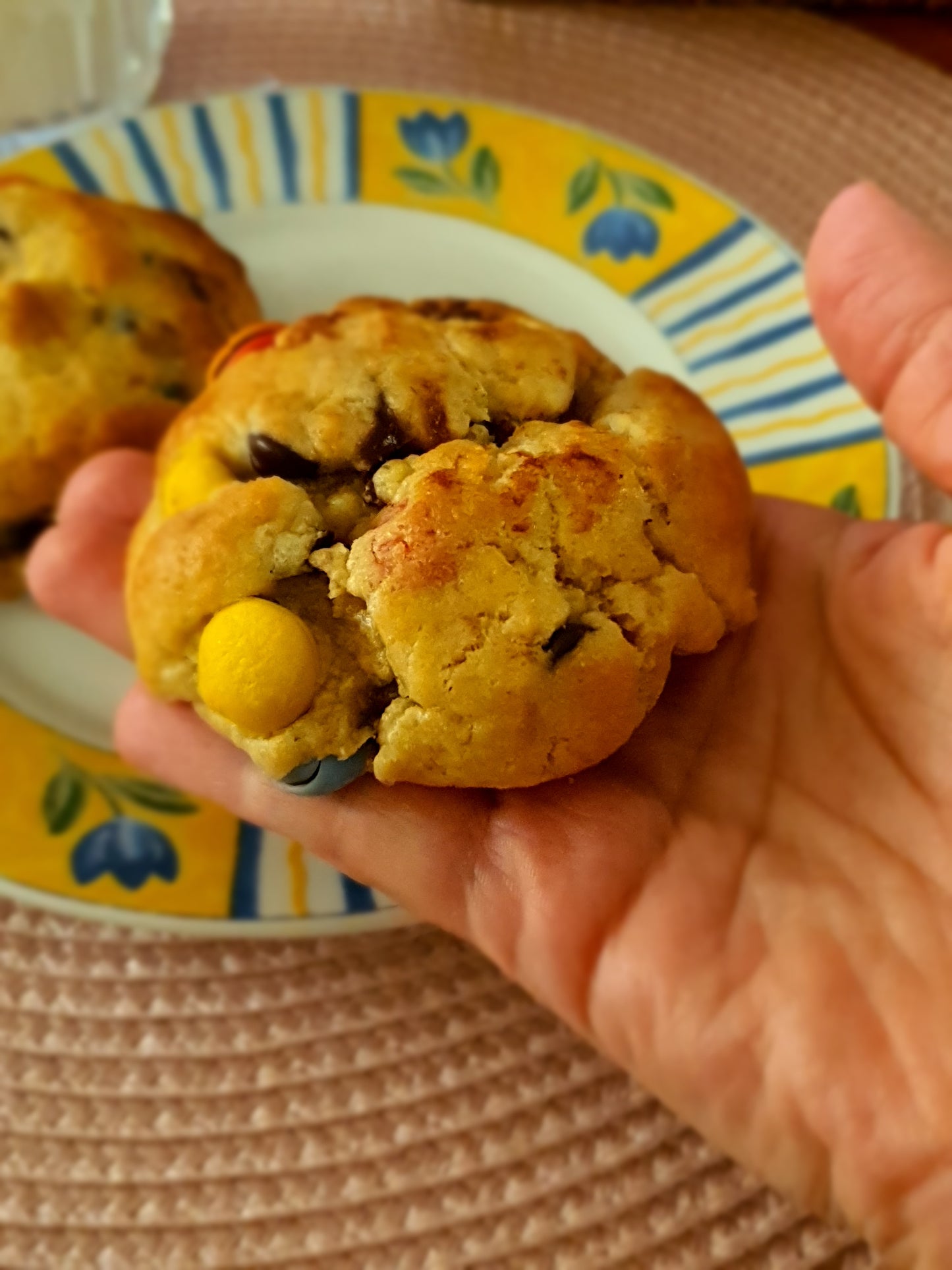 Cookies New York con crema de avellanas y lacasitos